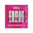 Набір складів Zola Brow&Lash Protein Reconstruction System для ламінування вій і брів (3*10 мл)
