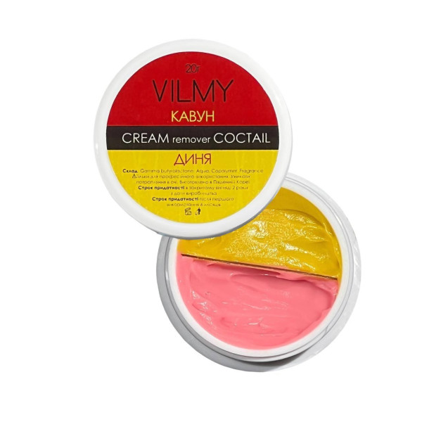 Кремовый ремувер для снятия ресниц Vilmy 20г