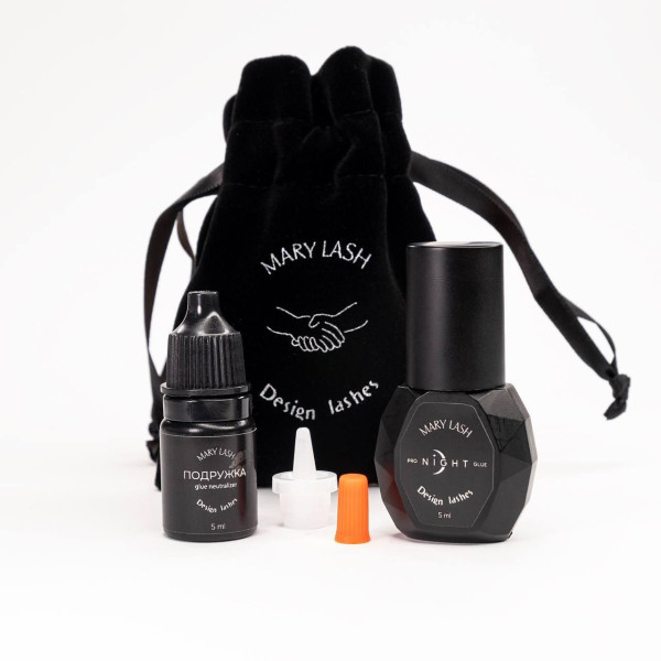 Клей для нарощування Design Lashes + Mary Lash Night 0,3 сек 5 мл
