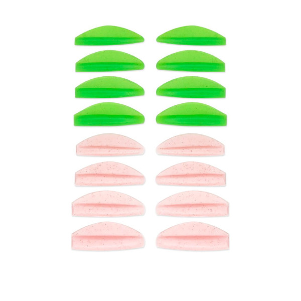 Zola валики для ламинирования Round Curl Pink and Green, 8 пар