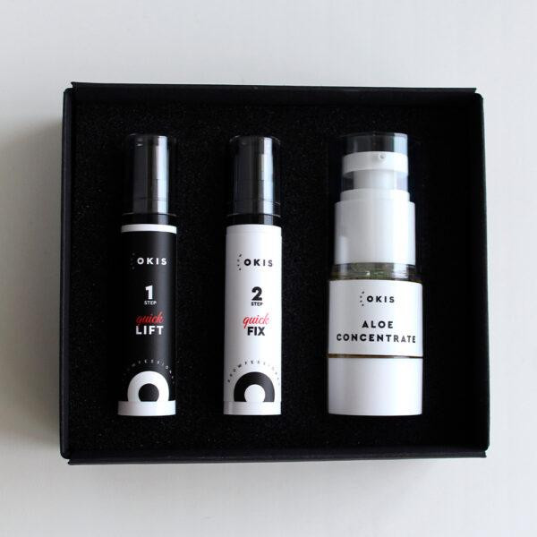 Набор Okis Brow Quick Lami System (1 Quick Lift 10ml, 2 Quick Fix 10ml, Aloe Concentrate 15ml)