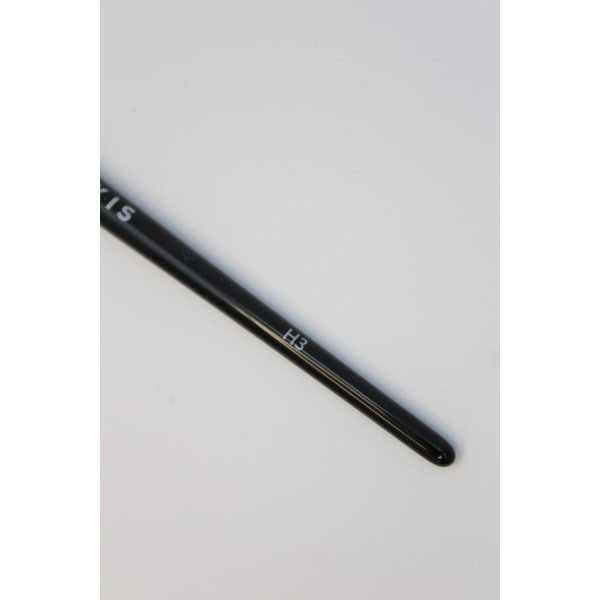 Пензлик для фарбування брів хною Okis Brow H3 black з пружного нейлону зі скісом