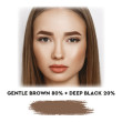 Крем-краска для бровей Deep Black (без окислителя) с экстрактом хны Okis Brow 15ml