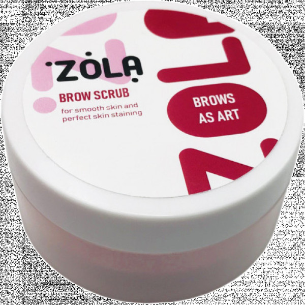 Zola Скраб для бровей мини версия 50ml