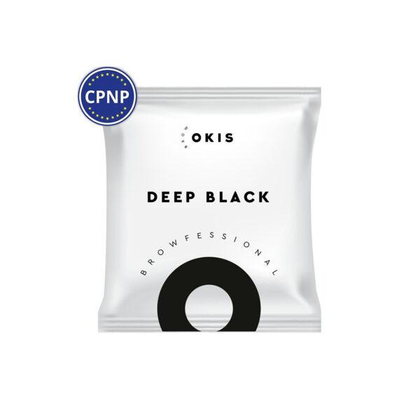 Саше для брів Deep Black з екстрактом хни Okis Brow 5ml (без окисника)
