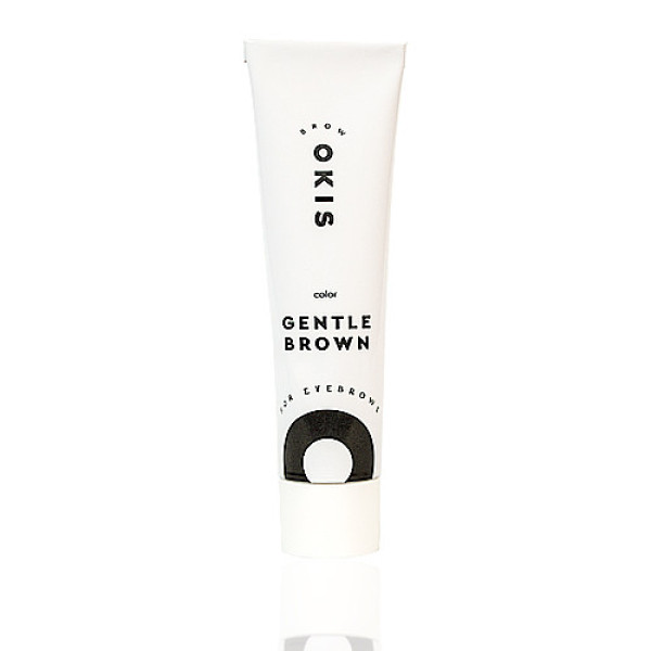 Крем-фарба для брів Gentle Brown з окисником з екстрактом хни Okis Brow 15ml