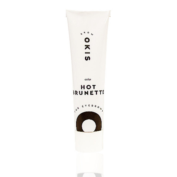 Крем-фарба для брів Hot Brunette з окисником з екстрактом хни Okis Brow 15ml