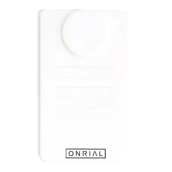 Акрилова планшетка Onrial 8×13 з кругом для лунки