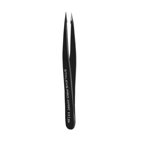 Пинцет для бровей Staleks Pro Expert 11 Type 5 широкие скошенные кромки TE-11/5