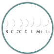 Вії LEX Black Matte mix 20 Lines C / 0,07 / 8-12