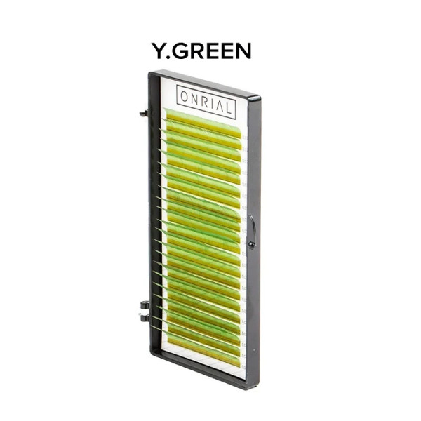 Ресницы цветные микс Y.Green Onrial L / 0.07 / 6-13