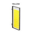 Ресницы цветные микс Yellow Onrial