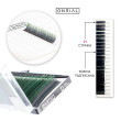 Ресницы омбре микс Green Onrial D / 0.07 / 6-13