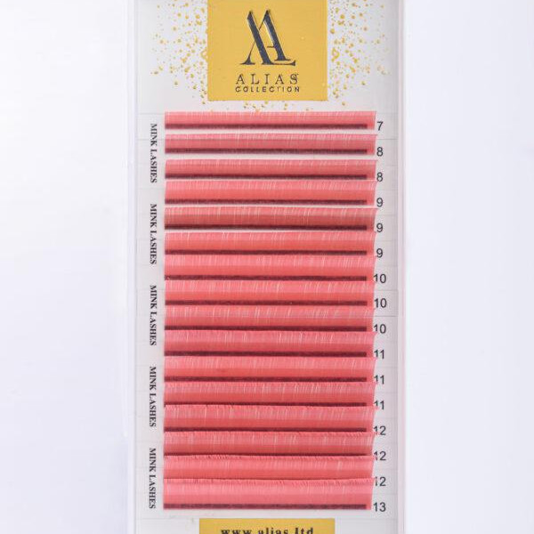 Вії Alias рожеві вії Pink C / 0.07 / 7-13