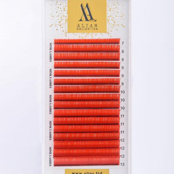 Вії Alias червоні вії Red CC / 0.07 / 7-13