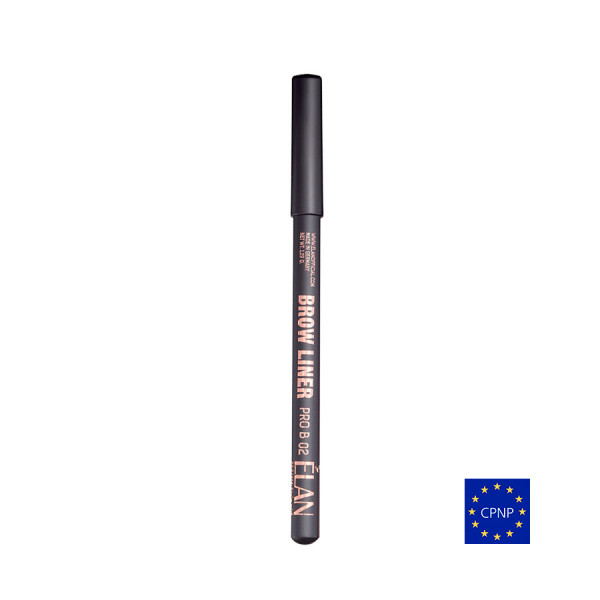 Пудровий олівець для брів Elan Brow Liner Pro B 02 dark brown