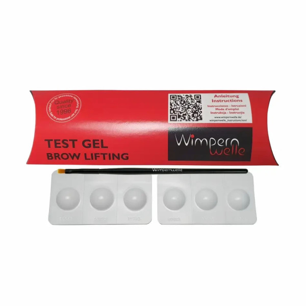 Набір гелів для ламінування брів Test Gel Brow Lifting Wimpernwelle (3 процедури)
