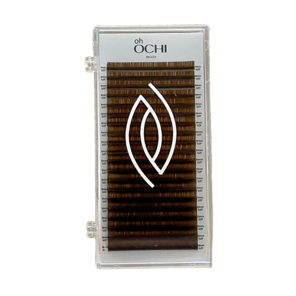 Вії коричневі Oh Ochi Pecan mix B / 0.07 / 4-8