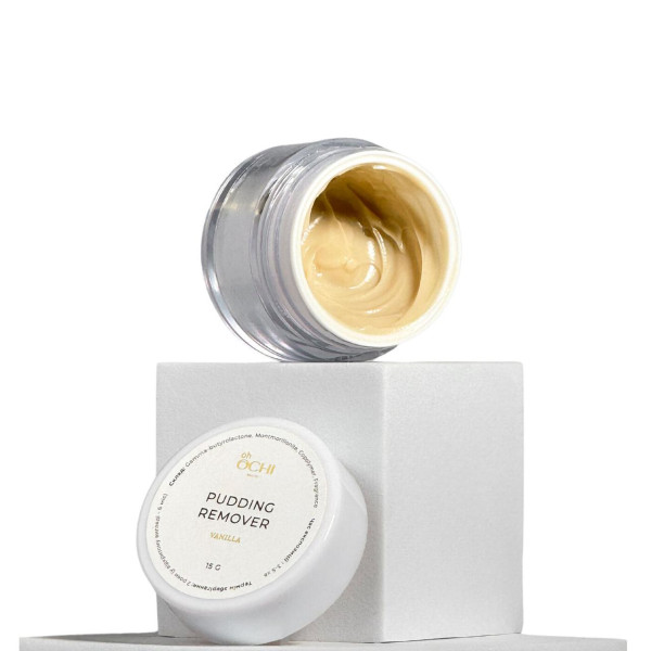 Кремовый ремувер для снятия ресниц Oh Ochi Pudding 15 г Ваніль