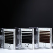 Брови для наращивания Mix 4-7 mm Dark Chocolate