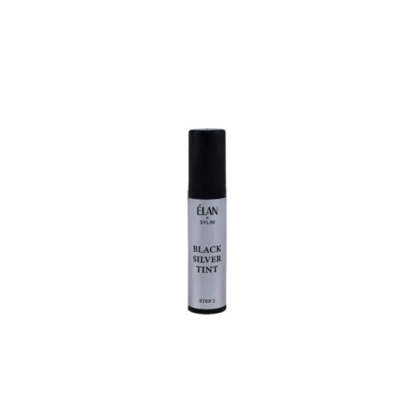 Фарба для вій Elan Black Silver Tint №2 10 мл – стійка професійна фарба чорного кольору