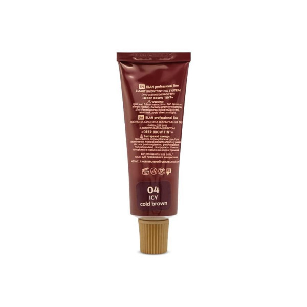 Фарба Elan Deep Brow Tint - 04 Icy (cold brown) для брів 20ml