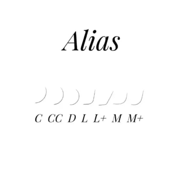 Вії чорні Alias mix M / 0.085 / 7-13