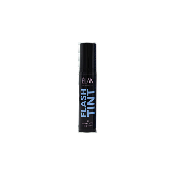 Краска для бровей Elan «Flash Tint» 14 Dark Coffee (cold brown) 10ml