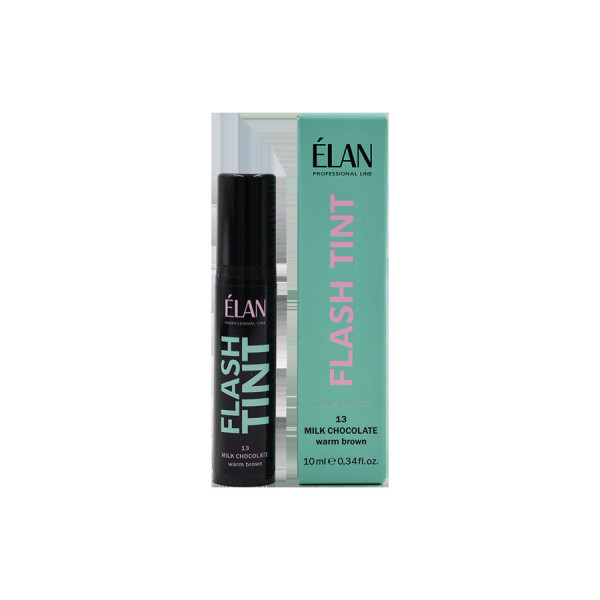 Краска для бровей Elan «Flash Tint» 13 Milk Chocolate (warm brown) 10ml