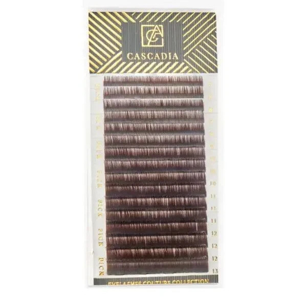 Ресницы Cascadia Dark Chocolate mix CC / 0.07 / 7-14