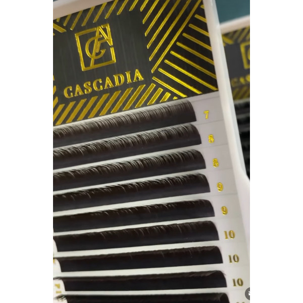 Ресницы Cascadia Dark Chocolate mix CC / 0.07 / 7-14