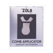 Аплікатор - гребінець Zola Comb сріблястий