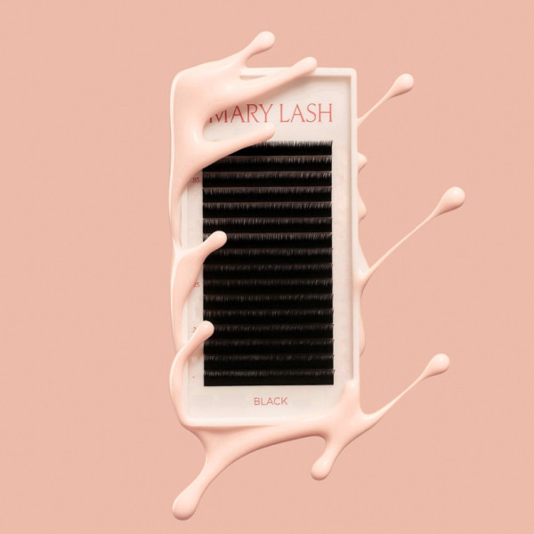 Вії Mary Lash чорні окремі довжини C / 0.07 / 7