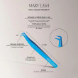 Пінцет Mary Lash чобіт міні синій No9