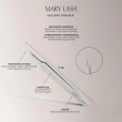 Пинцет Mary Lash прямой мини серебро №1