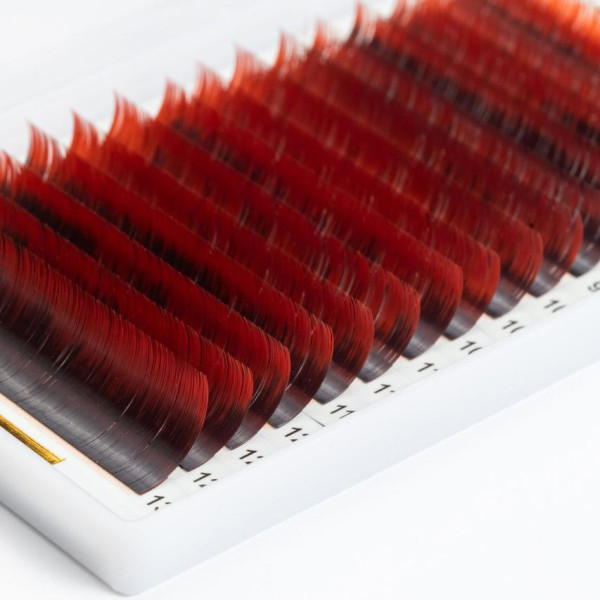 Вії Alias омбре червоне Red Ombre CC 0.1 7-13