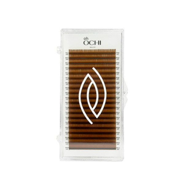 Вії Oh Ochi Honey Brown світло-коричневі C / 0.07 / 4-8