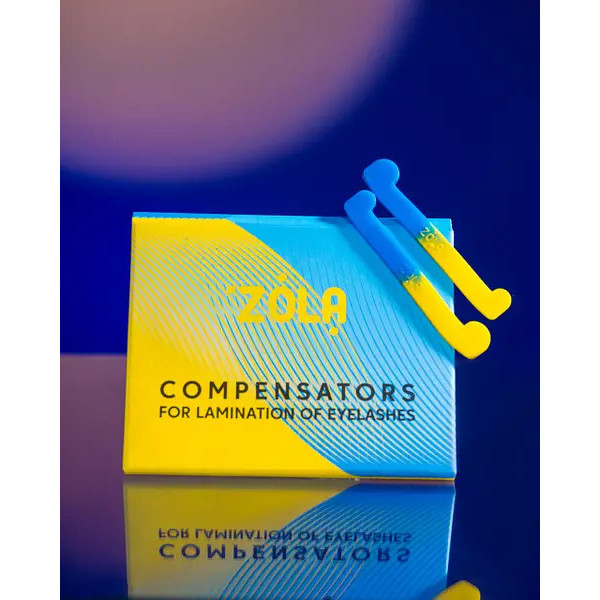 Zola Compensators For Lamination Of Eyelashes - Компенсаторы для ламинирования ресниц Желто-Синий