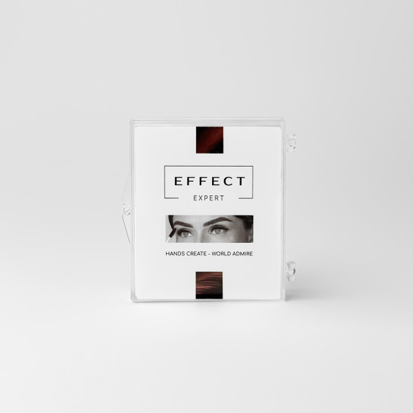 Вії Effect Balance темно-коричневі Brunette Mini Mix 9л CC / 0.1 / 14-20