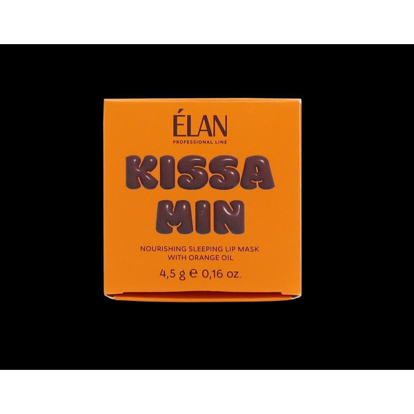 Живильна нічна маска для губ з олією апельсина Elan Kissamin 4.5 г