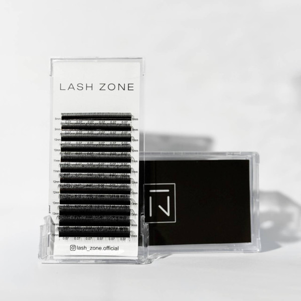 Ресницы Готовые Лучи Lash Zone СС / 0.07 / 9-15