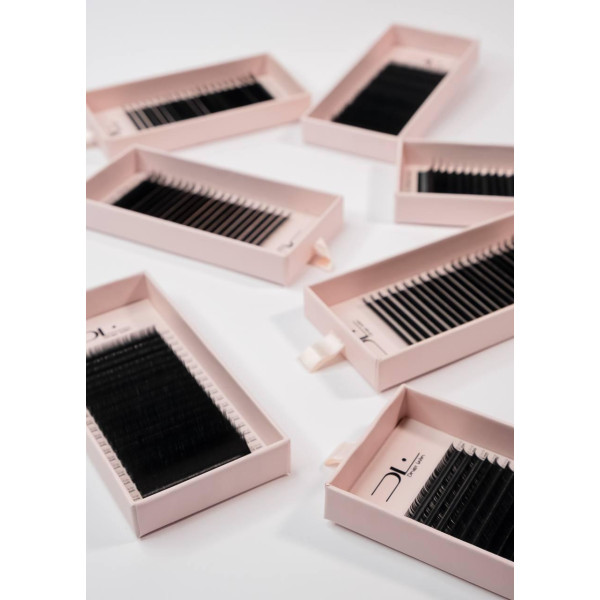 Ресницы Design Lashes черные микс 20л