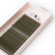 Ресницы Design Lashes 20 линий Dark Green С/СС / 0.07 / 8-13