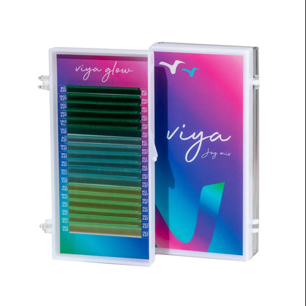 Ресницы Viya emerald mix M / 0.07 / 9-13