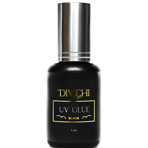 Клей чорний для Led нарощування Divochi UV Glue 5мл