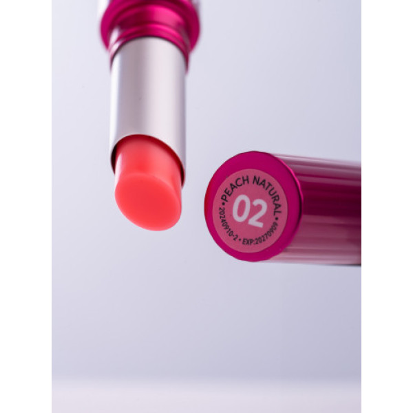 ZOLA Відтінковий бальзам для губ Lip Tint Balm (02 Peach Natural)