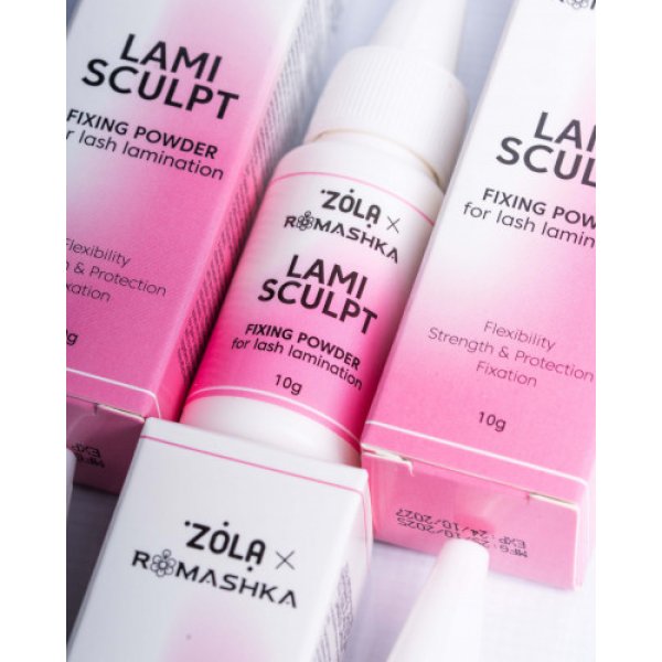 ZOLA x Romashka Фиксирующая пудра для ламинирования ресниц LamiSculpt 10 г