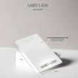 Mary Lash Планшет для ресниц акриловый белый 7*13cm