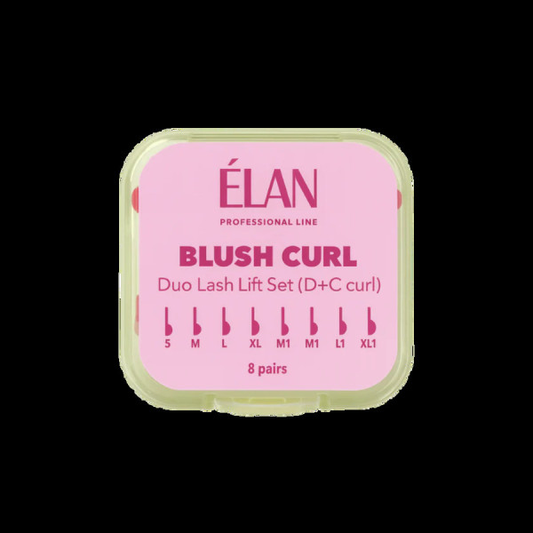 Elan валики для ламінування вій Blush Curl з вигинами D і C