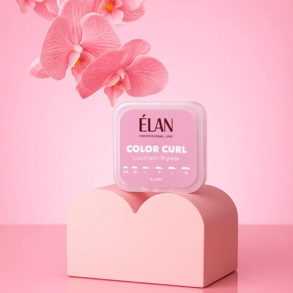 Elan валики для ламинирования с изгибом L Color Curl